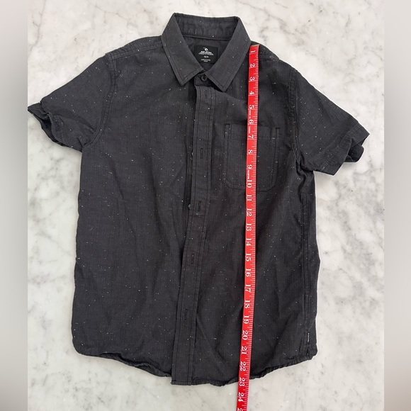 Boys Youth Rip Curl button down short sleeve short - Picture 4 of 4